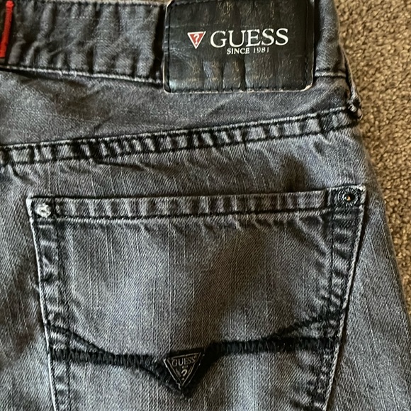 Slim straight guess jeans grey washed look - Picture 3 of 5